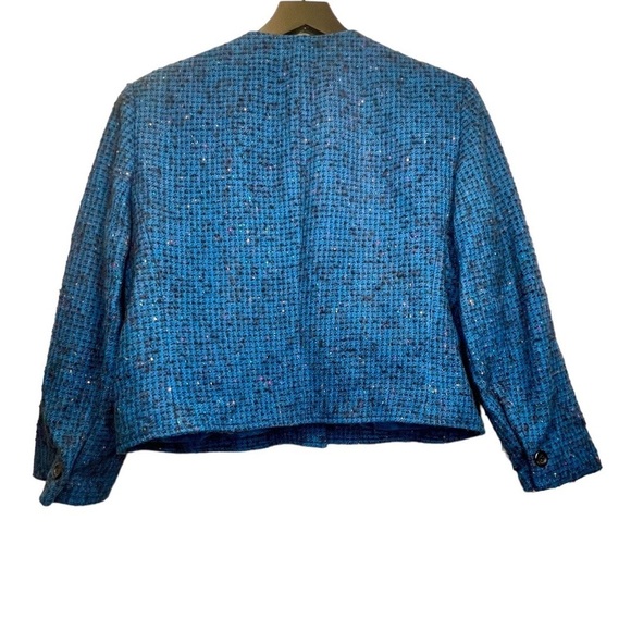 Pendleton | Vintage Blue 100% Virgin Wool Blazer Sz M/L - Picture 2 of 5
